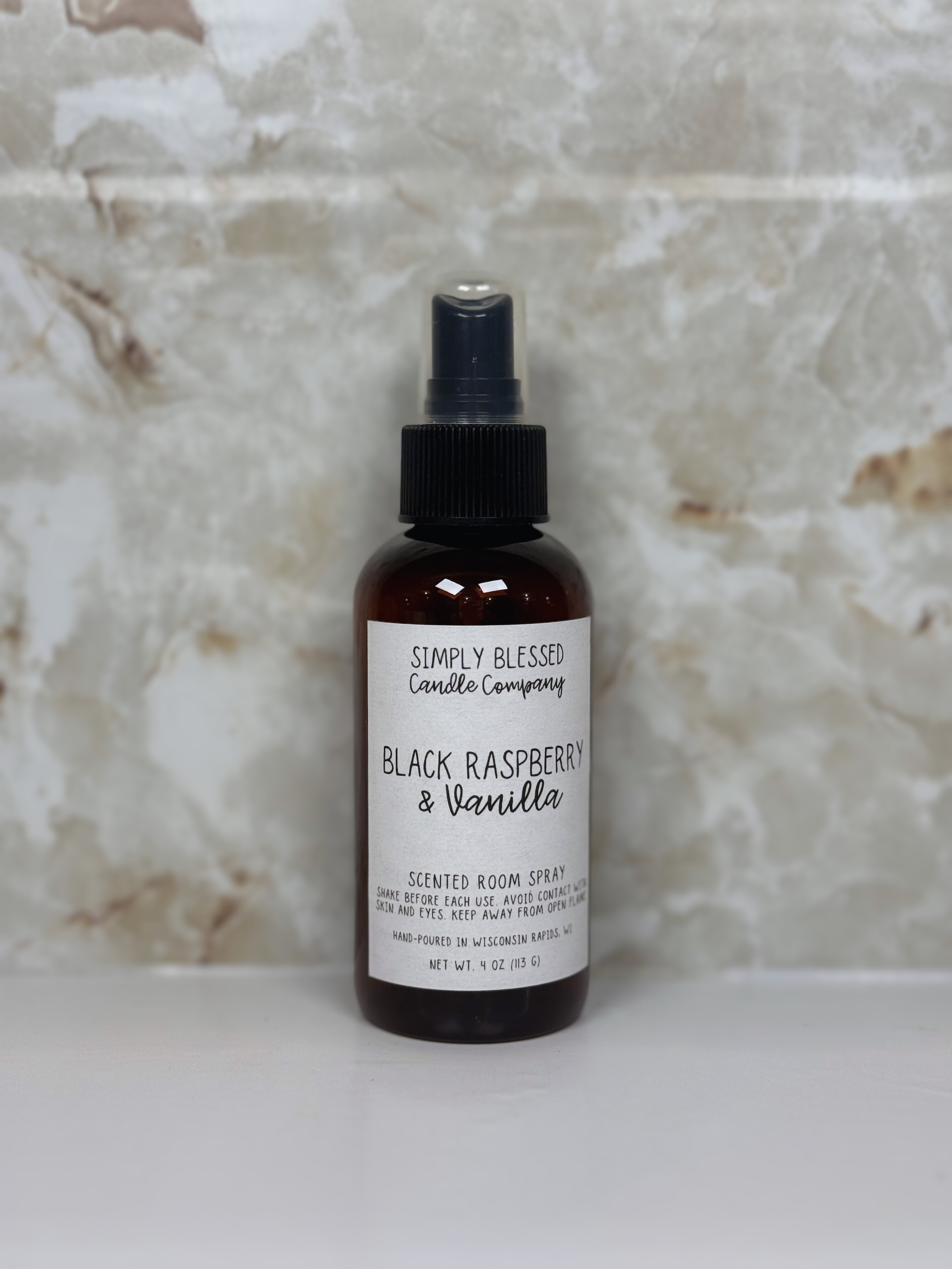 Black Raspberry & Vanilla 4 Oz Room Spray