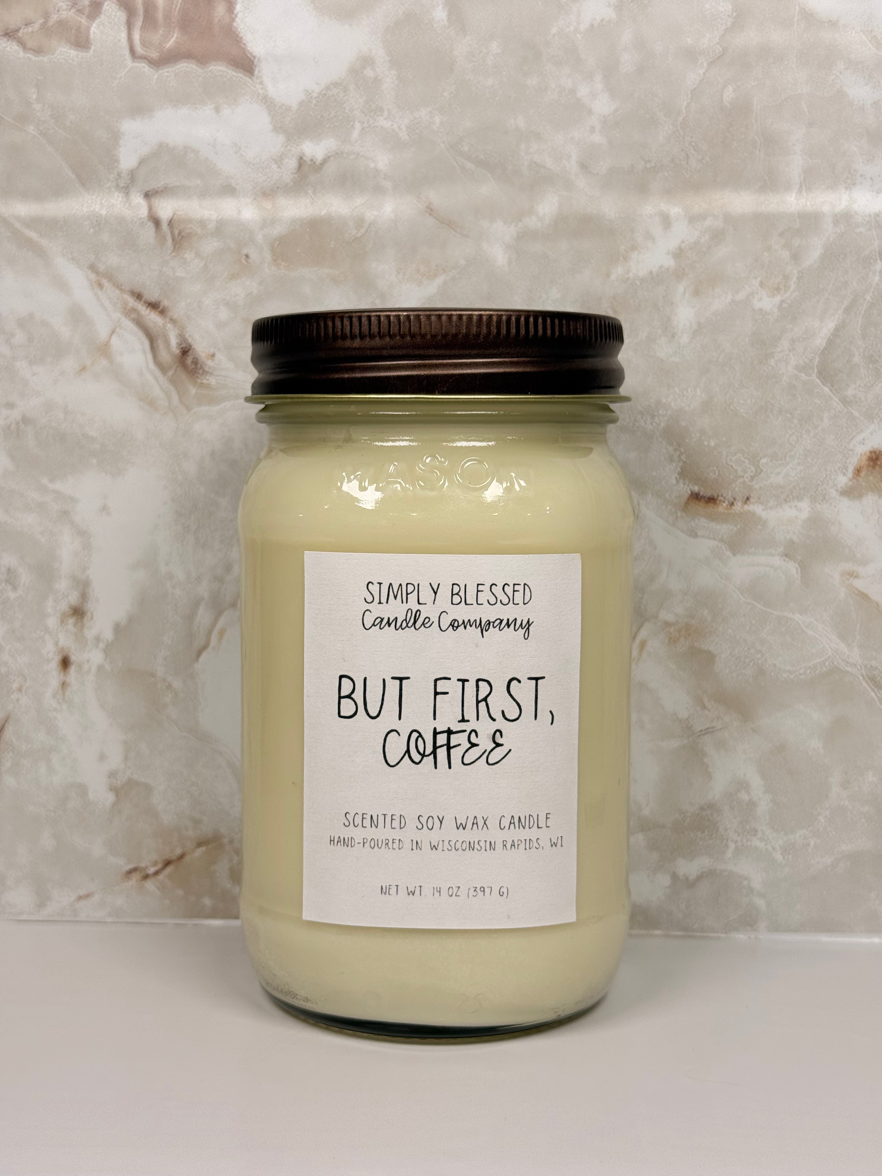 But First, Coffee 16 Oz Soy Candle