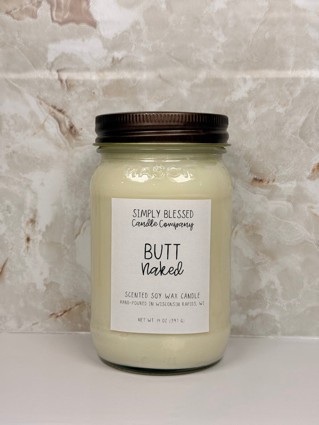 Butt Naked Soy Candle