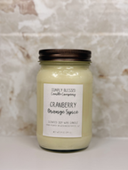 Cranberry Orange Spice Soy Candle