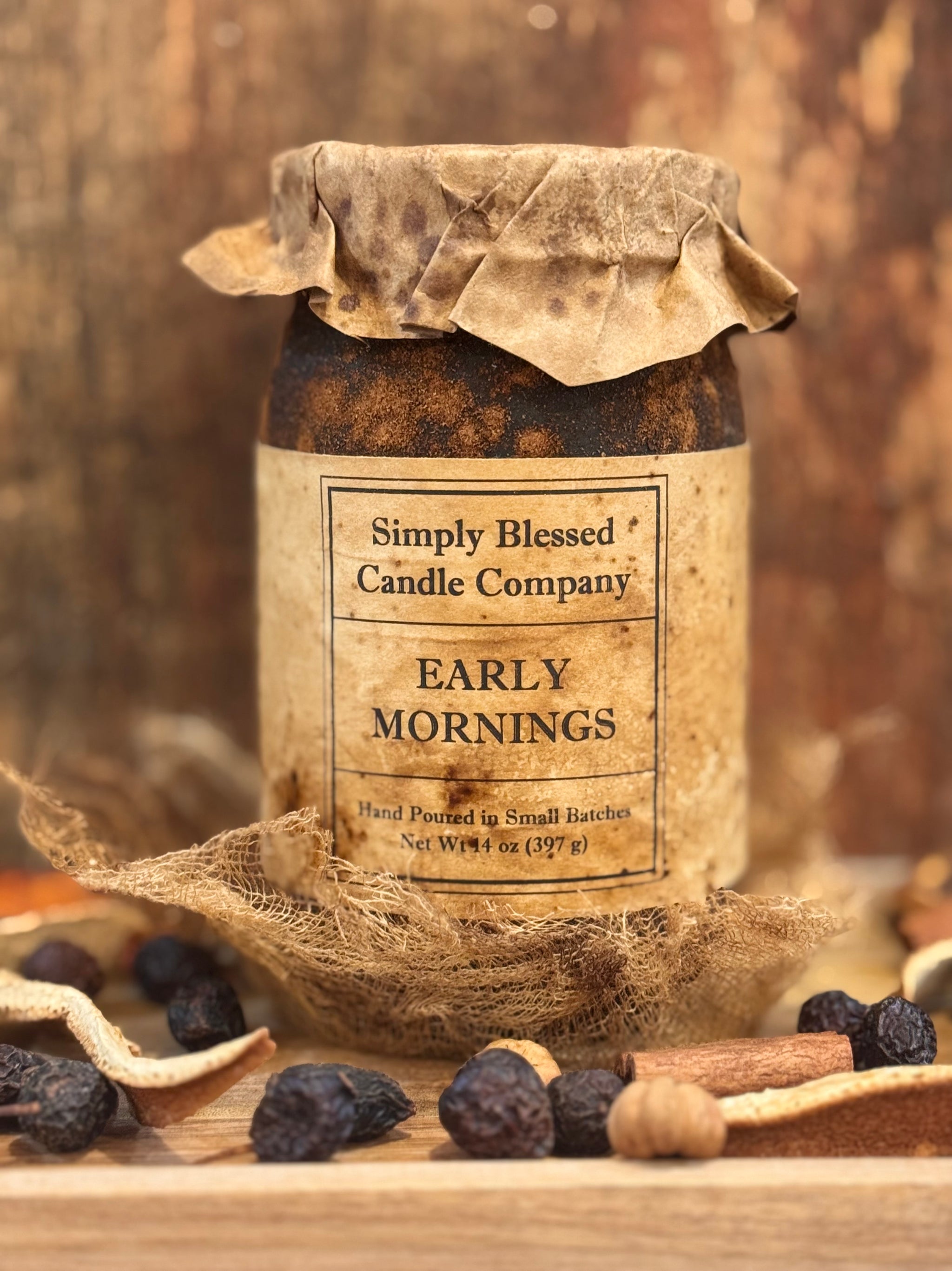Early Mornings - Primitive Soy Candle