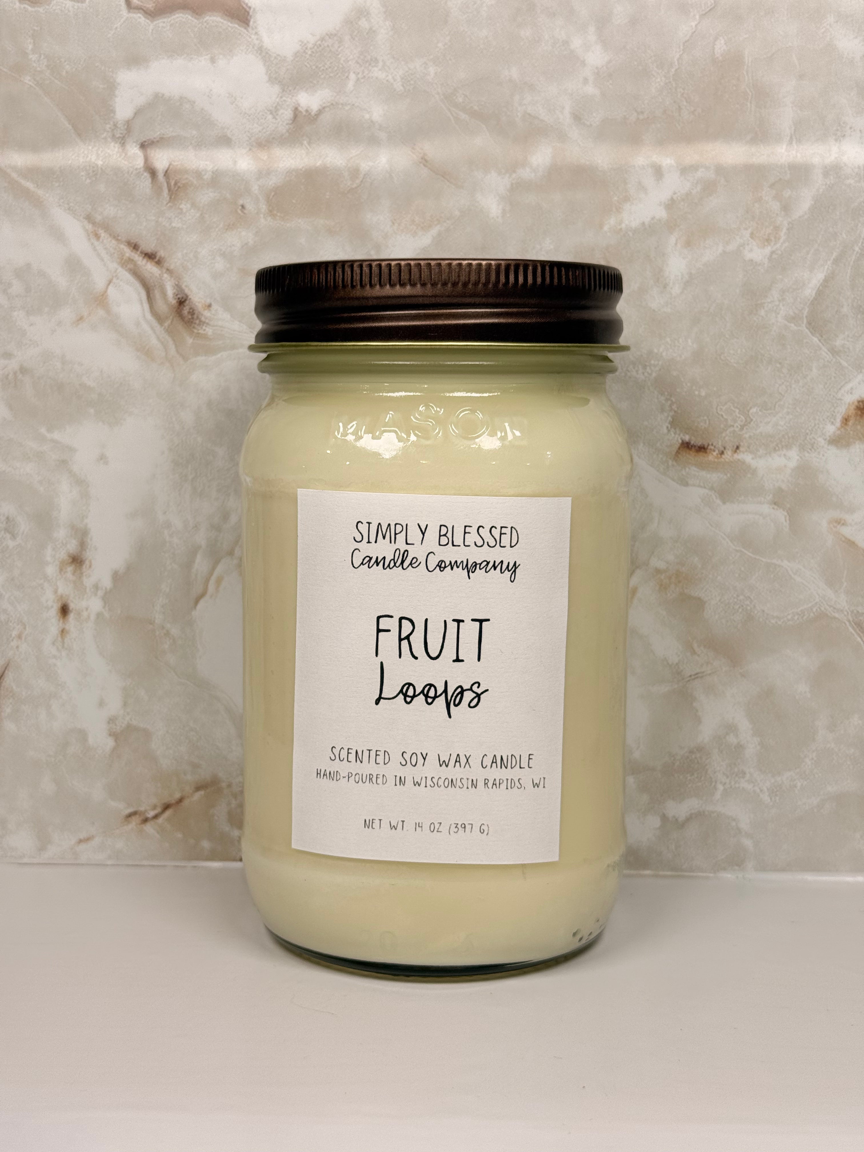 Fruit Loops 16 Oz Soy Candle