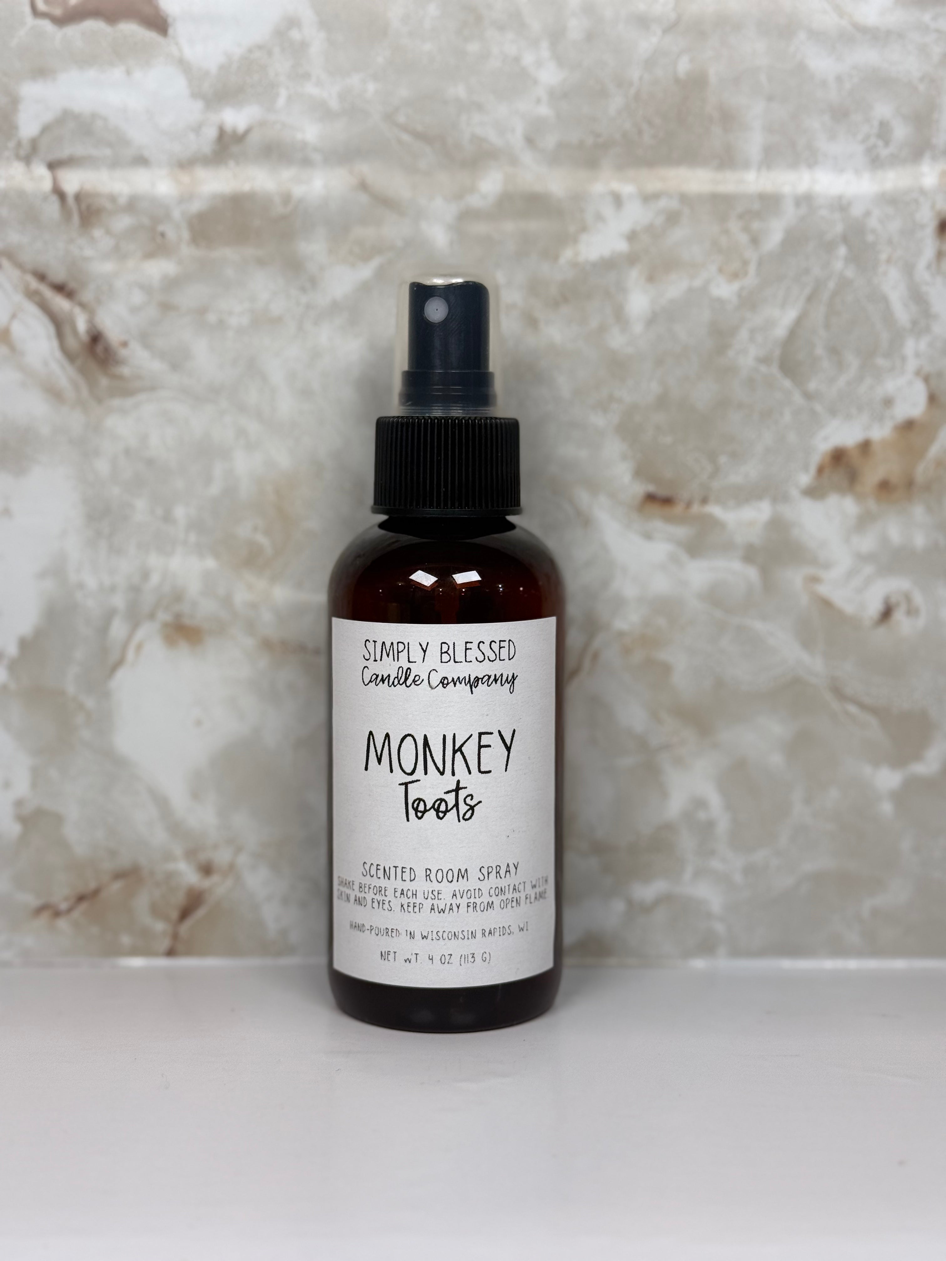Monkey Toots 4 Oz Room Spray