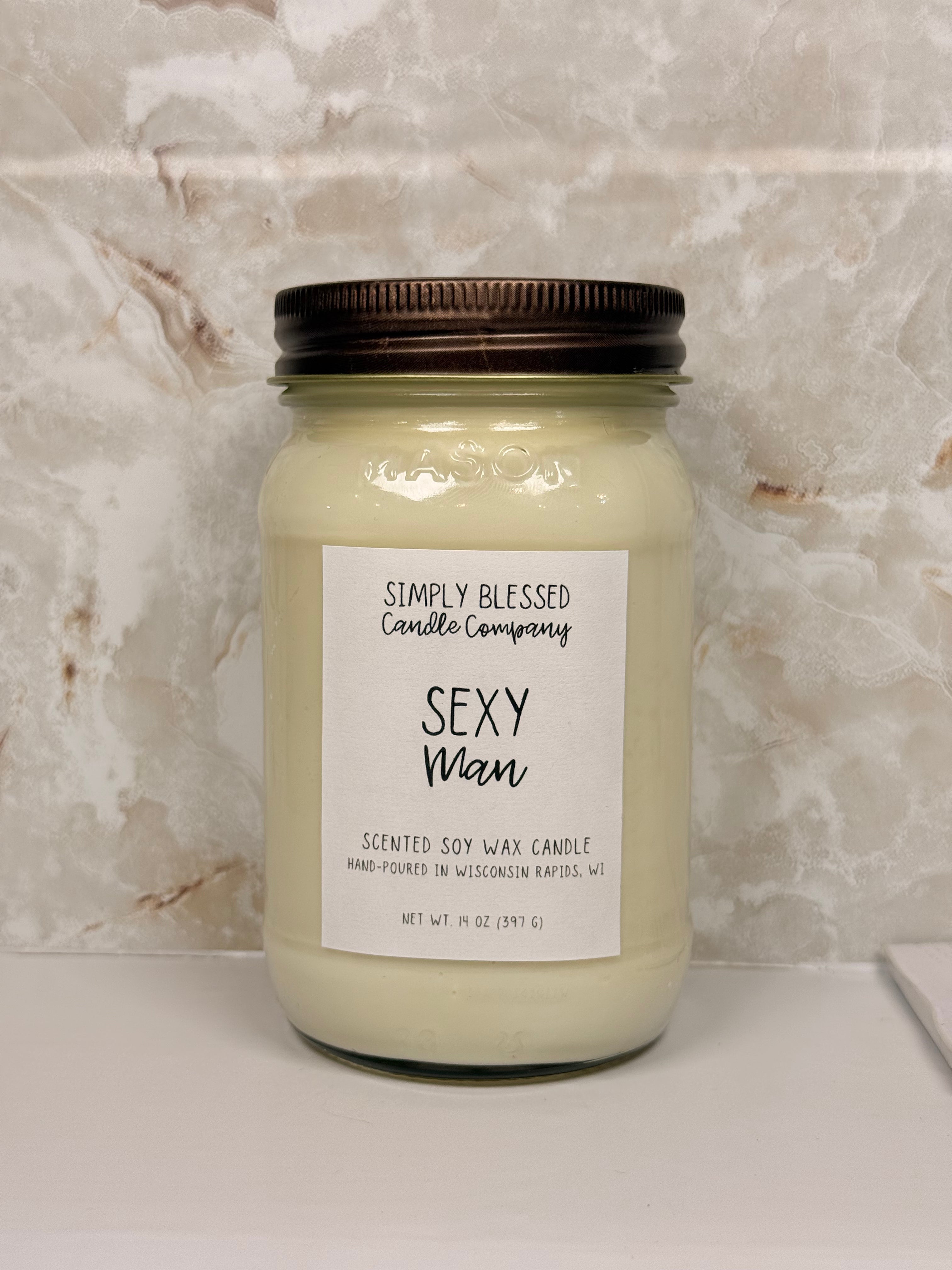 Sexy Man 16 Oz Soy Candle