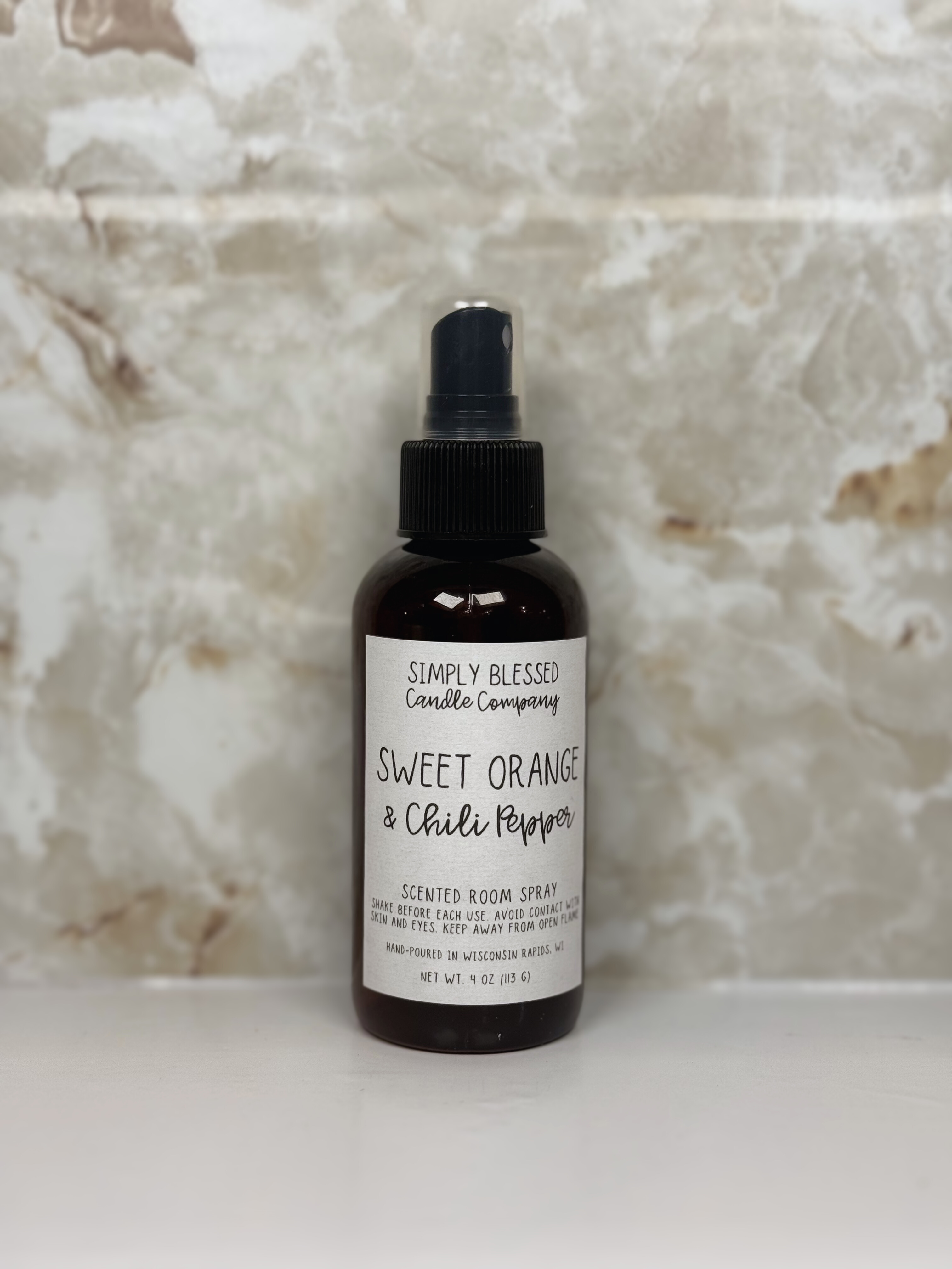 Sweet Orange & Chili Pepper 4 Oz Room Spray