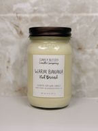 Warm Banana Nut Bread Soy Candle